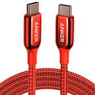Anker PowerLine III USB-C to USB-C 2.0 Cable 6ft- Red