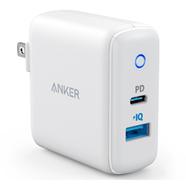 Anker PowerPort PD 2 Dual Port Wall Charger-white