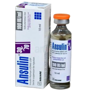 Ansulin SC Injection 30 Percent 70 Percent In - 100 IU/ml icon