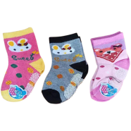 Anti Slip Socks Shoes New Born Baby Multicolor -1pair icon
