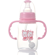 Applebear Baby Milk Feeding Plastic Straw Bottle With Handle 150 ml image