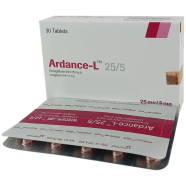 Ardance L 25 Plus 5 mg Tablet 10's Strip icon