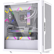 Aresze KT02W Mid-Tower Gaming Casing - White image