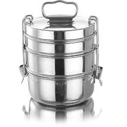 Arihant's Stainless Steel Traditional Four Compartment Tiffin Box 