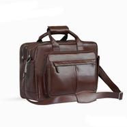 Armadea Big Size Corporate Design Official And Laptop Bag Chocolate - ARM-326