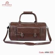 Armadea Big Size Travel Bag with Shoe Compartment Chocolate - ARM-325