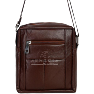 Armadea Biker Bag with Genuine Leather (Mini ) Chocolate - ARM-120 icon