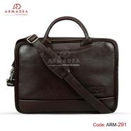 Armadea Carry Document And Laptop Bag Chocolate - ARM-291