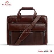 Armadea Corporate Design Laptop Bag Chocolate - ARM-164 C