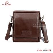 Armadea Exclusive Messenger Bag Chocolate - ARM-104
