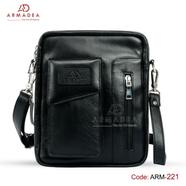Armadea Exclusive Mobile Pocket with Messenger Bag Black - ARM-221