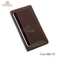 Armadea Long Wallet With Mini Coin Pocket Chocolate - ARM-170