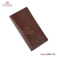 Armadea Long Wallet with zipper Pocket Chocolate - ARM-142