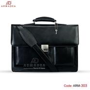 Armadea New Design Smart Office And Laptop Bag Black - ARM-303