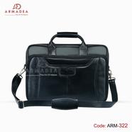 Armadea Smart Corporate Design Official And Laptop Bag Black - ARM-322