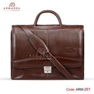 Armadea Smart New Official And Laptop Bag Chocolate - ARM-261