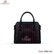 Armadea Stylish Ladies Hand Bag Black - ARM-308