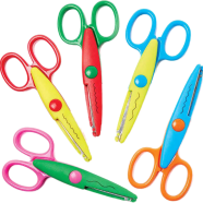 Art And Craft Zig Zag paper Scissor (set of 1)