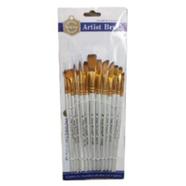 Artist Paint Brush- 12 Pcs (White)
