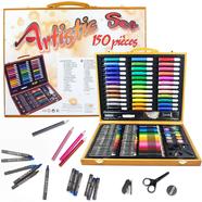 Artistic set painting set 150 items in a wooden case