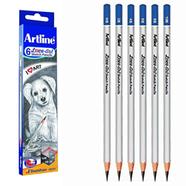 Artline HB, 2B, 4B, 6B, 8B, 10B Sketch Pencil 6Pcs Set