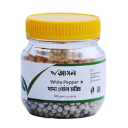 Ashol White Pepper (Shada Golmoric) - 50Gm