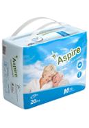 Aspire Premium Unisex Adult Diaper (M Size) (76-116 cm) (20pcs)