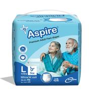 Aspire Premium Unisex Adult Diaper (L Size) (90-125 cm) (8pcs)