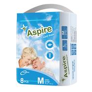 Aspire Premium Unisex Adult Belt System Diaper (M Size) (71-107 cm) (8pcs)