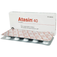 Atasin 40mg Tablet 10's Strip icon