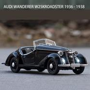 Audi CZ34 Wanderer W25K Classic Diecast Alloy Car 1:32 Vintage Vehicles Metal Car Model Car Sound Light Toys For Gift