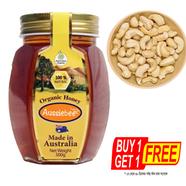 Aussiebee Organic Honey (অর্গানিক মধু) - 500 gm (BUY 1 GET 1 কাজুবাদাম FREE - 50 gm)