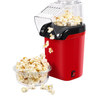 Automatic Electric Popcorn Maker With Hot Air Top Cover Plastic Household and Car Popcorn Machine image