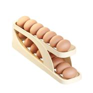 Automatic Roll-Down Double-Layer Egg Organizer