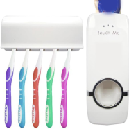 Automatic Toothpaste Dispenser Brush Holder - The Ultimate Bathroom Organizer (Multicolor) icon