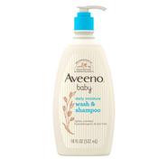 Aveeno Baby Daily Moisture Wash and Shampoo - 236ml - 50332