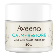 Aveeno Face Calm Plus Restore Oat Gel Moisturiser For Sensitive Skin 50ml (UK)