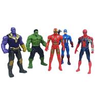 Avengers Action Figure Iron-Man, Captain America, Hulk, Spider Man And Thanos - 5 Pcs Set - figure_5pcs_box_big_2105