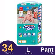 Avonee Pant System Baby Diaper (L Size) (9-14kg) (34pcs)