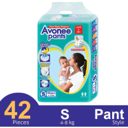 Avonee Pant System Baby Diaper (S Size) (4-8kg) (42pcs)