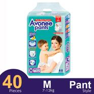 Avonee Pants System Baby Daiper (M Size) (7-12kg) (40Pcs)