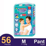 Avonee Pants System Baby Daiper (M Size) (7-12KG) (56PCS) - (Code 8941133201129)