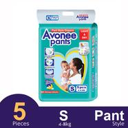 Avonee Pants System Baby Daiper (S Size) (4-8kg) (5Pcs) - (Code 8941133201082)