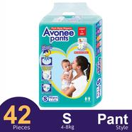 Avonee Pants System Baby Daiper (S Size) (4-8kg) (42Pcs) - (Code 8941133201037)