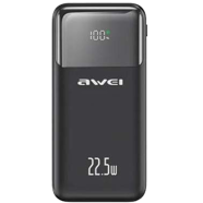 Awei P106K 10000mAh Type-C And Lightning Cable PD 22.5W 5in 1 Power Bank