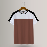 Azan Lifestyle: Contrast T-shirt- AT145- Size XL