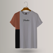 Azan Lifestyle: Contrast T-shirt- AT147- Size XL