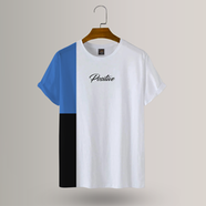 Azan Lifestyle: Contrast T-shirt- AT148- Size XL