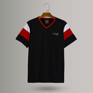 Azan Lifestyle: Contrast T-shirt- AT149- Size XXL