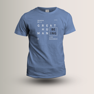 Azan Lifestyle: Dawah T-shirt- (Sky)- Size XL - AT134